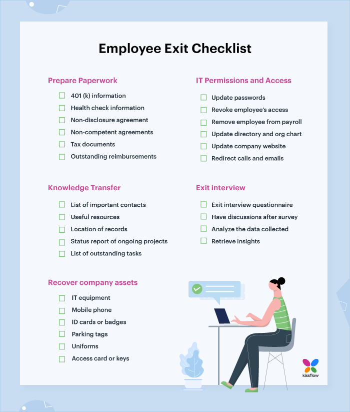 employee offboarding checklist template