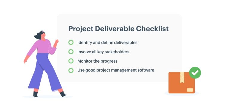 checklist for project deliverable